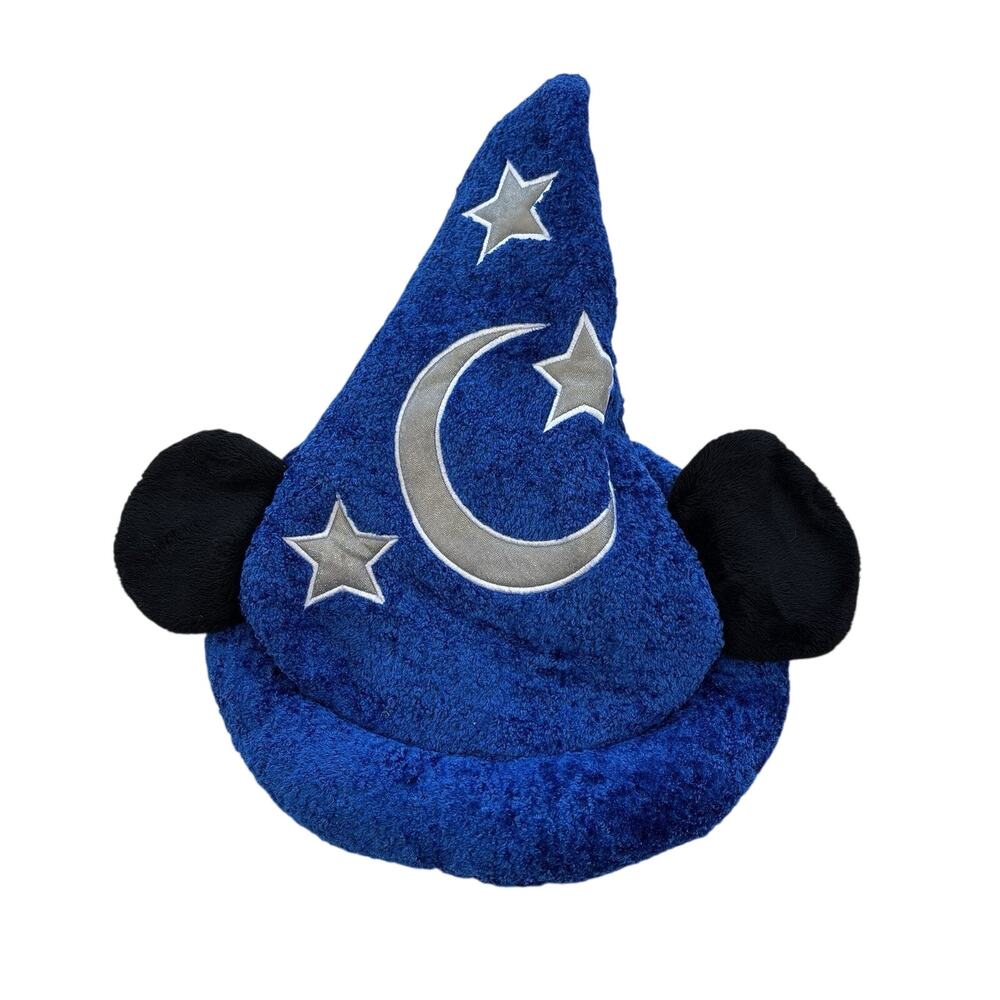Sorcerer Mickey Mouse Walt Disney World Parks Plush Wizard Hat with Ears Adult
